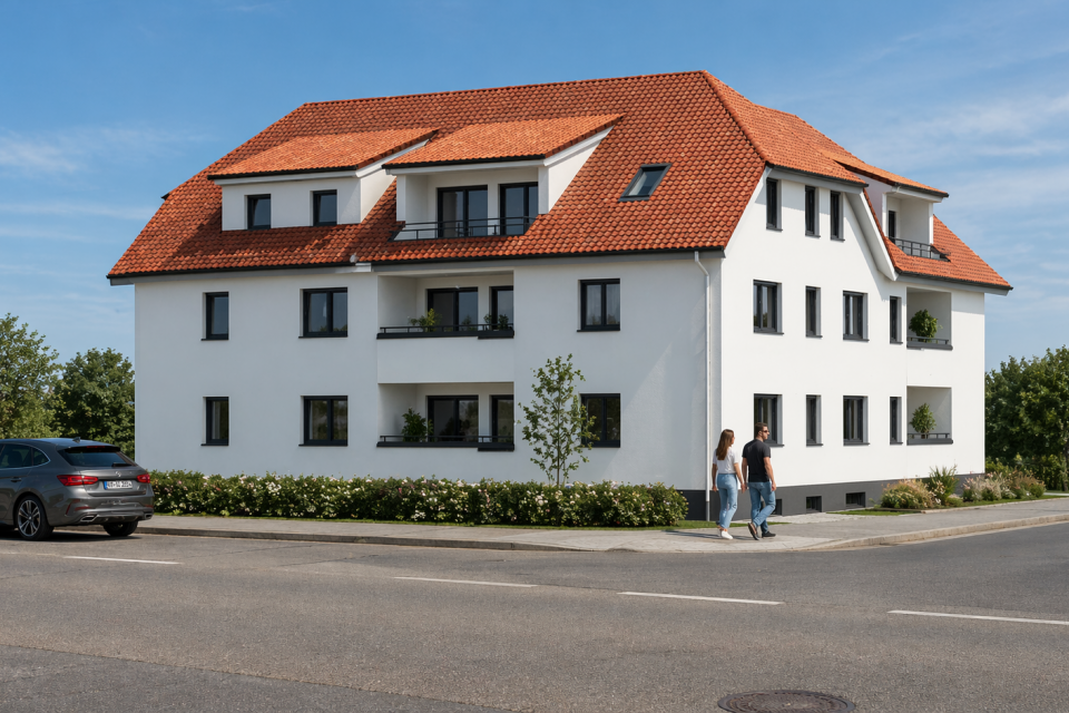 Achern - Kapellenstr. 24 Straßebansicht Plan - Jolka Webseite