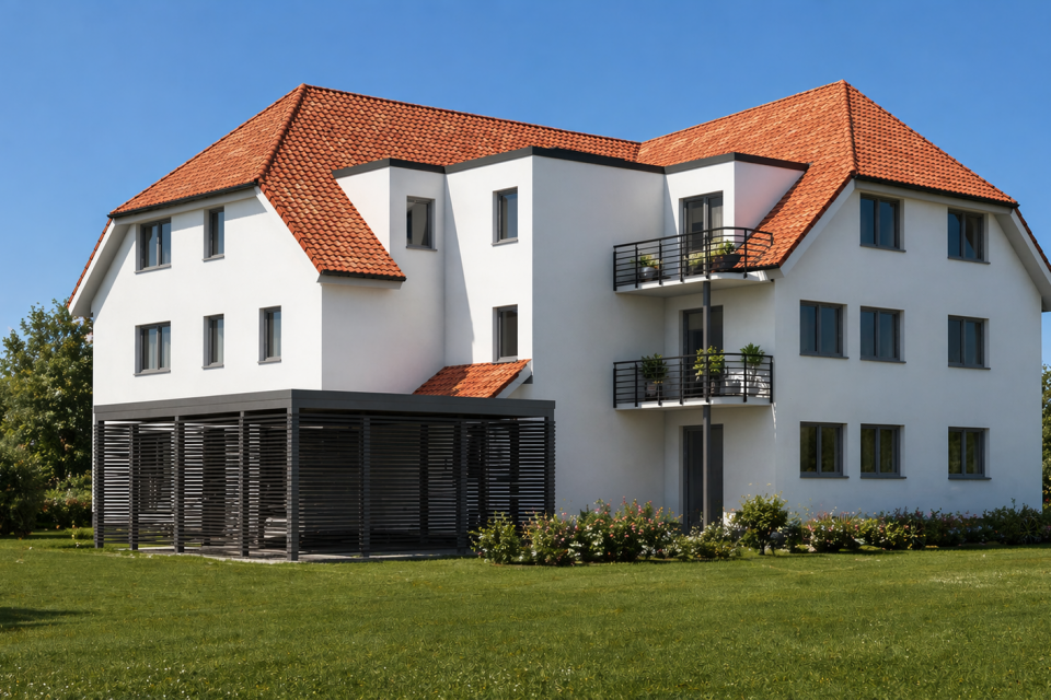 Achern - Kapellenstr. 24 Rückansicht Plan - Jolka Webseite